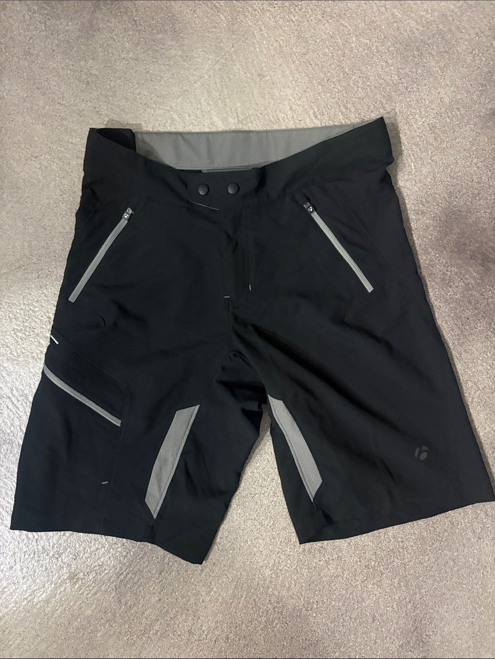 Men's Black Bontrager Cycling Shorts (M)